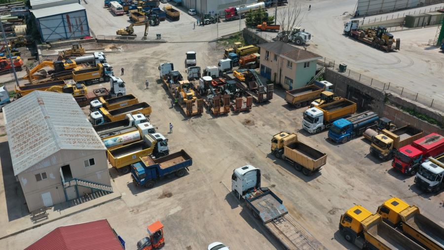 Büyükşehir’in 2. yardım kafilesi Bartın’a uğurlandı