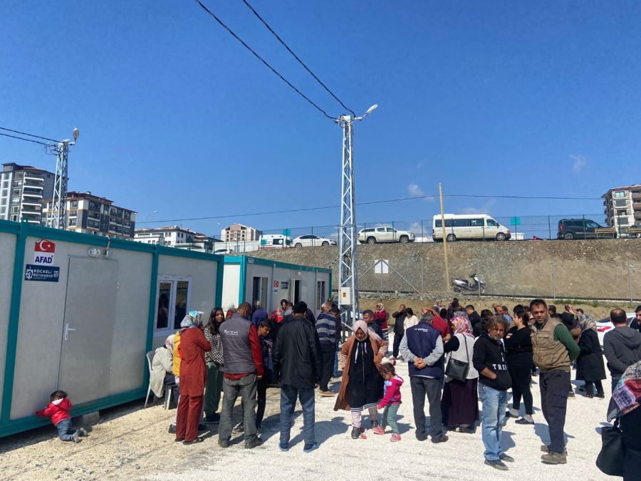 Büyükşehir'in Defne'deki Konteyner Kentine vatandaşlar taşınmaya başladı