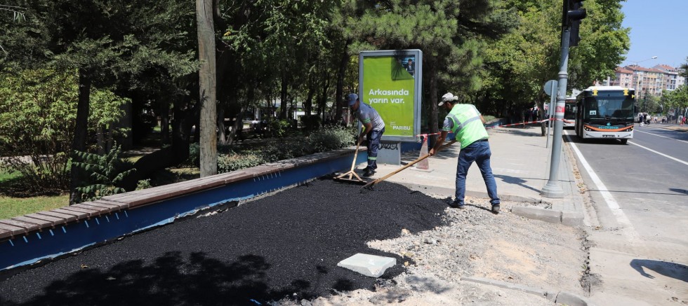 BÜYÜKŞEHİR’İN KAVŞAK DÜZENLEME ÇALIŞMASINDA SON ETAP BAŞLADI - GÜNDEM - İnternetin Ajansı