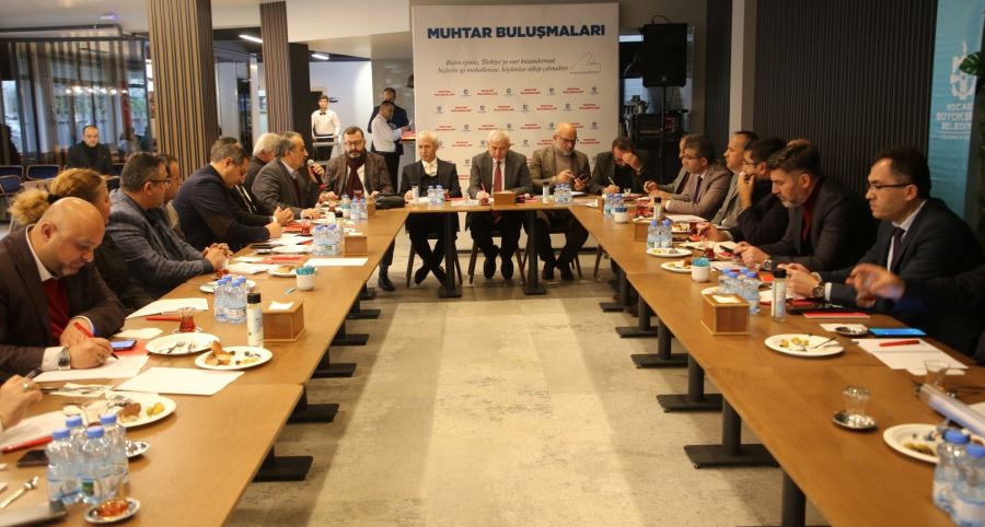 Büyükşehir’in Muhtar Buluşmaları başladı;  Gündoğdu: Yaşanabilir bir Kocaeli için çalışıyoruz