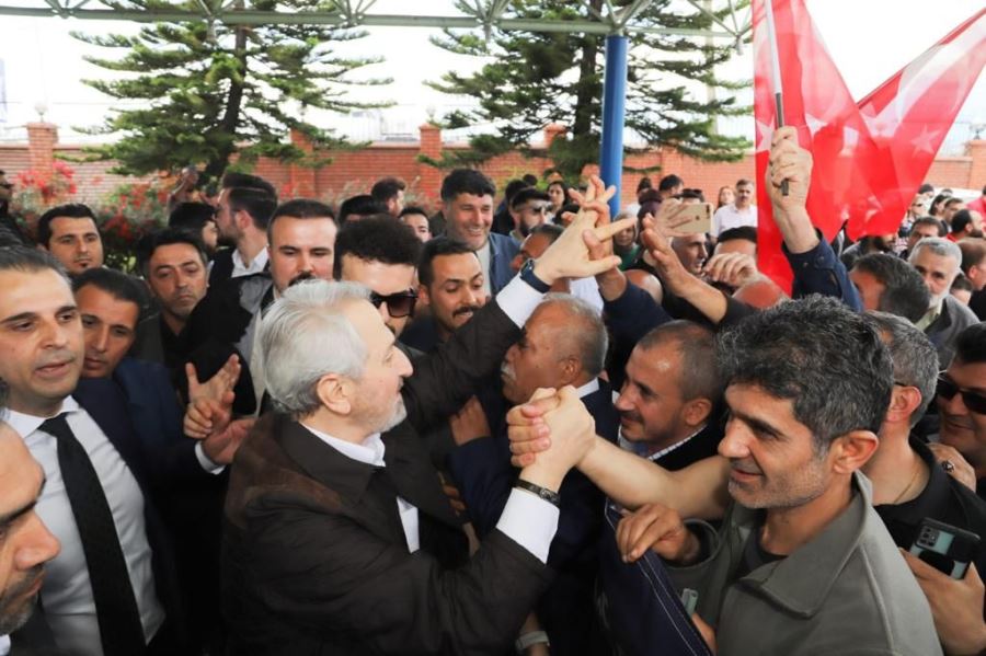ÇAĞLAYAN’A COŞKULU KARŞILAMA