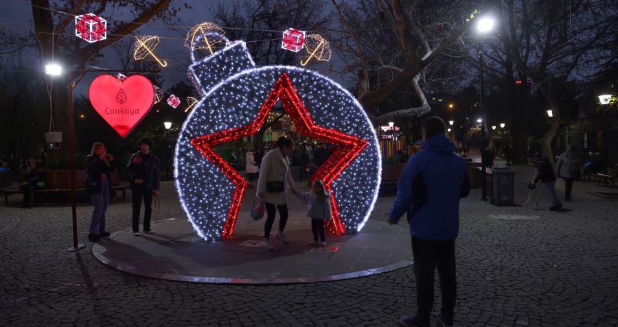 ÇANKAYA YENİ YILA IŞIL IŞIL GİRİYOR