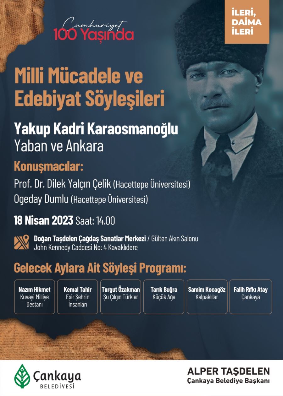 ÇANKAYA'DA CUMHURİYETİN 100. YILI KUTLAMALARI