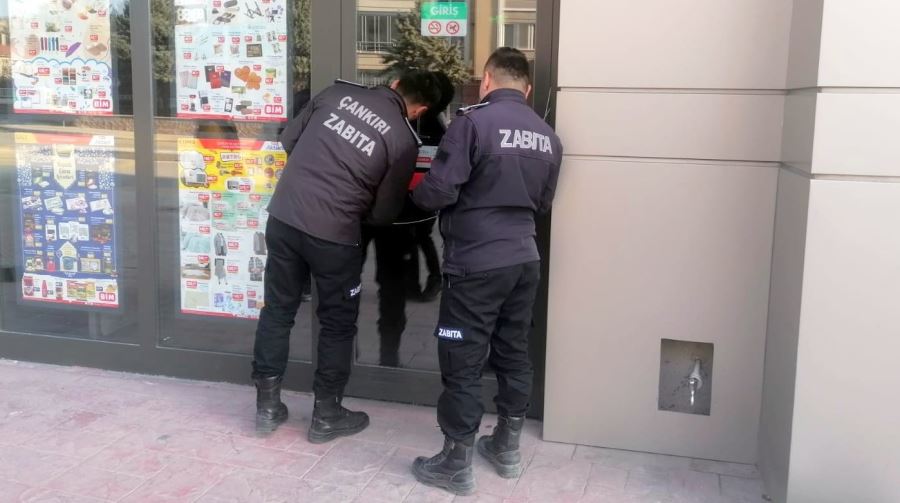 Çankırı Zabıtasından Zincir Markete Ceza