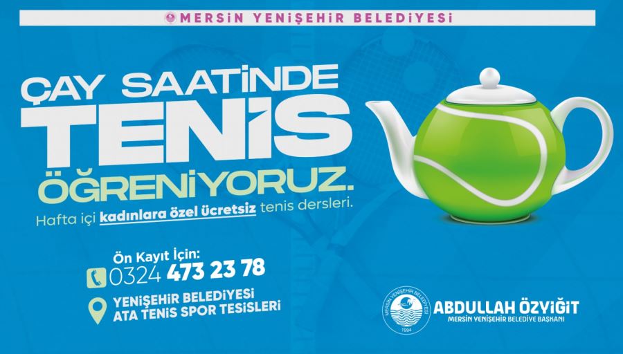 Çay saatinde tenis öğrenmeye ne dersiniz