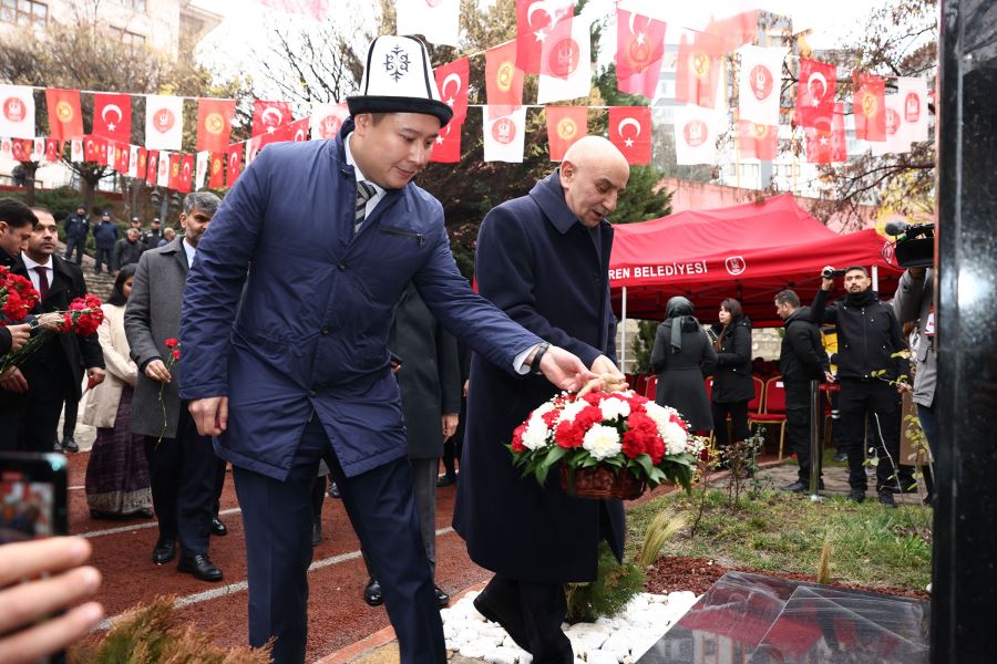 CENGİZ AYTMATOV 94’ÜNCÜ DOĞUM YIL DÖNÜMÜNDE KEÇİÖREN’DE ANILDI