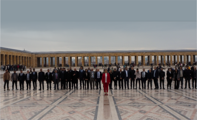 CEYLAN VE AGT HEYETİ, TÜRKİYE GIDA VE TARIM ÇALIŞTAYI ÖNCESİNDE ANIRKABİR’E ZİYARET
