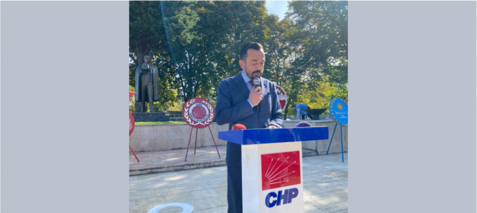 CHP Altınordu İlçe Başkanı Bulut Gürsoy'dan 10 Kasım Mesajı:  