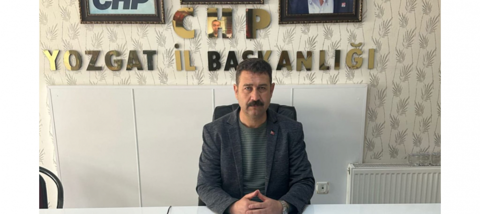 CHP Çayıralan İlçe Başkanı Mutullah Üstün: 