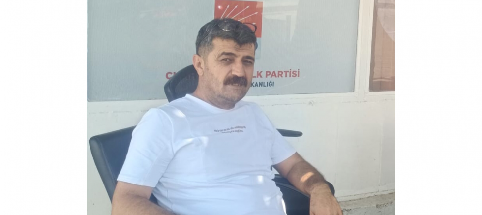 CHP ÇINAR İLÇE BAŞKANI MEHREM YILDIZ: 