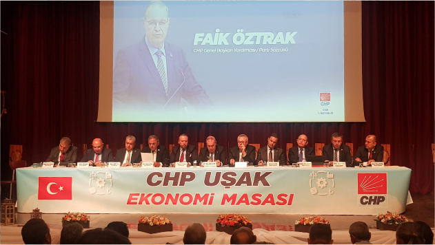 CHP Ekonomi Masası Uşak'ta toplandı