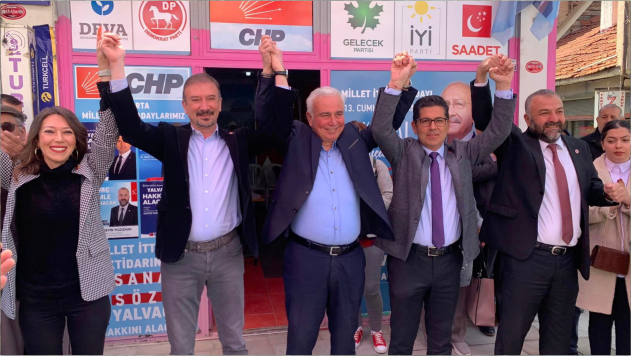 CHP Milletvekili adayları tam kadro Yalvaç’a çıkarma yaptı