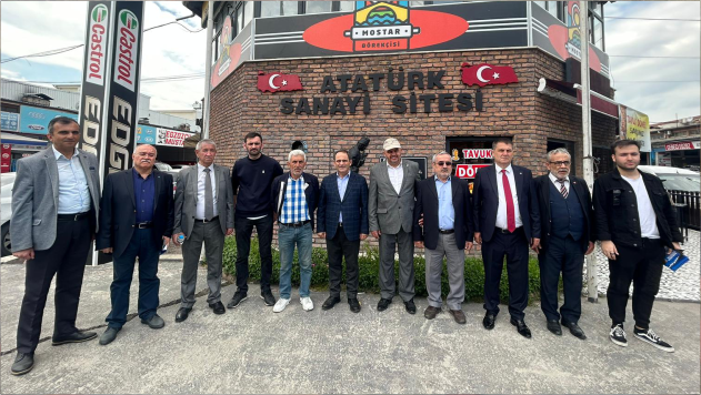 CHP’li Keleş, sanayi sitesinde esnafla buluştu