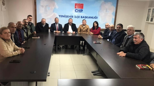 CHP’li Saydam, Yenişehir İlçe örgütünü ziyaret etti