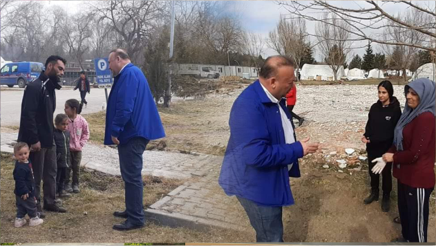 CHP’Lİ YALIM DEPREM BÖLGESİNDE