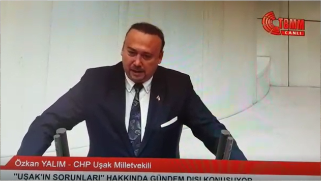 CHP’Lİ YALIM SORUNLARI MECLİSTE ANLATTI