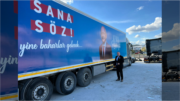 CHP’Lİ YALIM’IN HAZIRLADIĞI SEÇİM TIR’I TÜRKİYE’Yİ GEZECEK