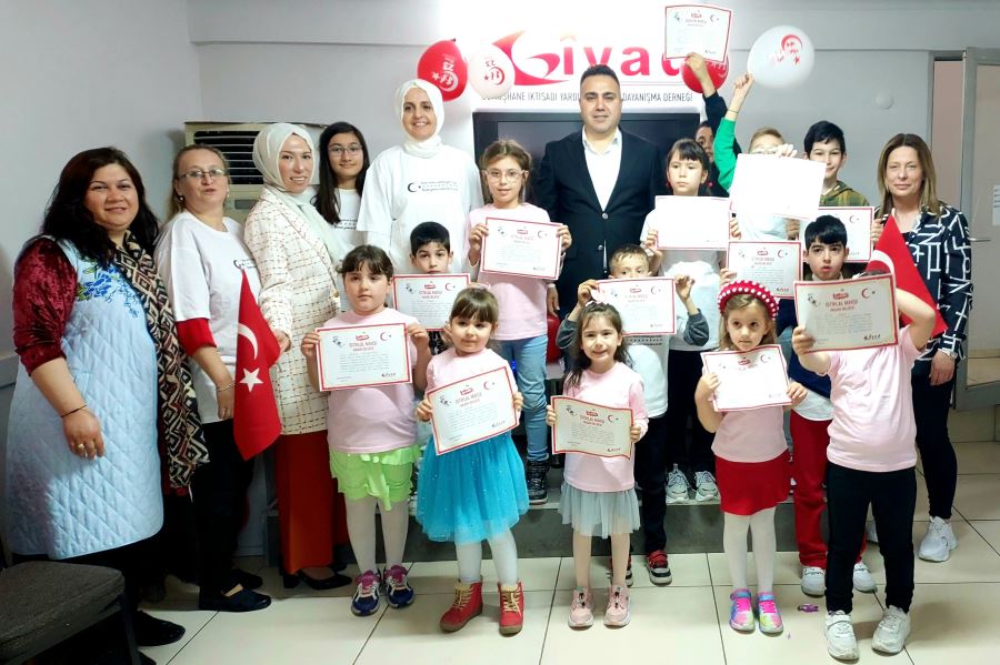 ÇOCUKLAR 23 NİSAN’DA GİYAD’DABULUŞTU