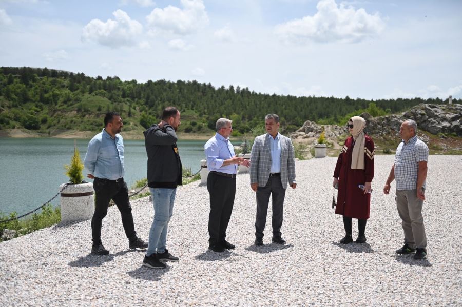 Çomar Barajı çevresi güzelleşiyor