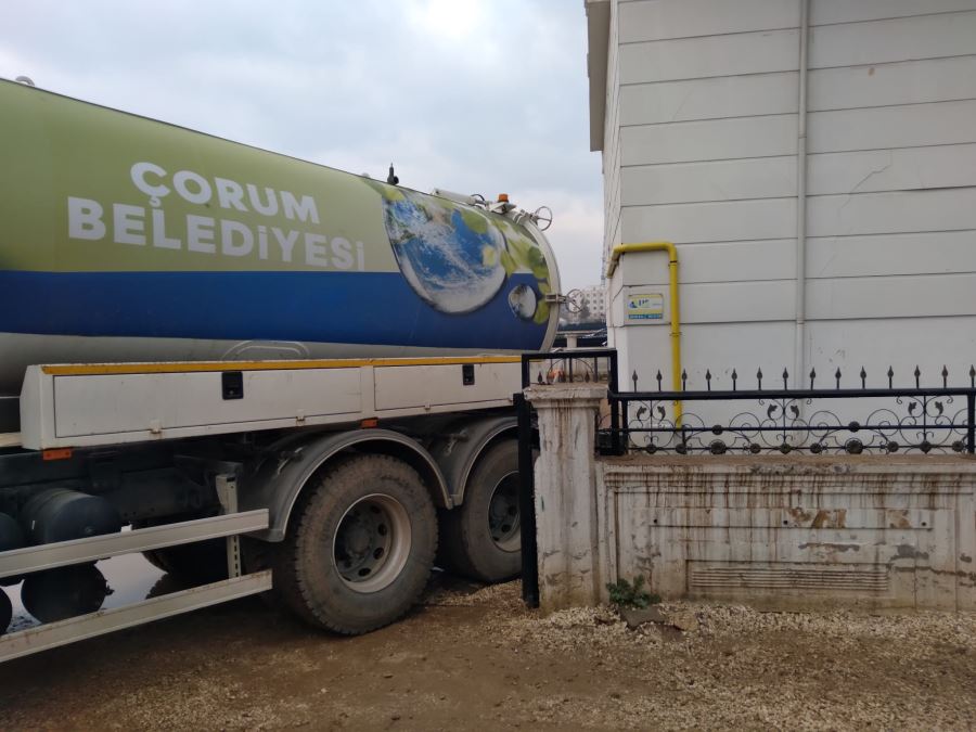 Çorum Belediyesi’nden Şanlıurfa’ya destek