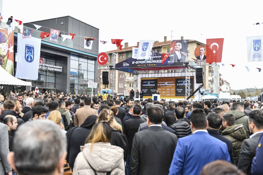 ÇUBUK’A 371 MİLYON LİRALIK YATIRIM: ANKARA BÜYÜKŞEHİR BELEDİYESİNDEN ÇUBUK’TA AÇILIŞ TÖRENİ