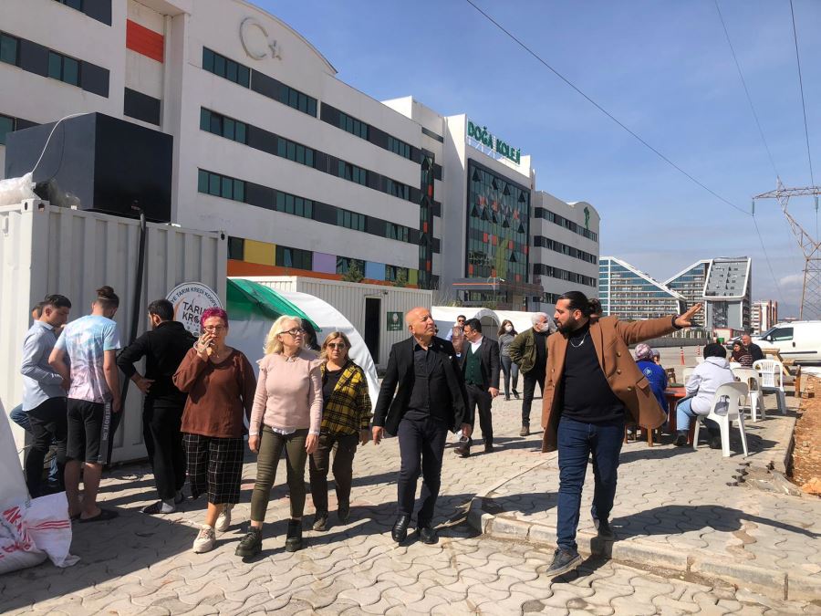 ÇUKUROVA SİFED deprem bölgesini terk etmiyor