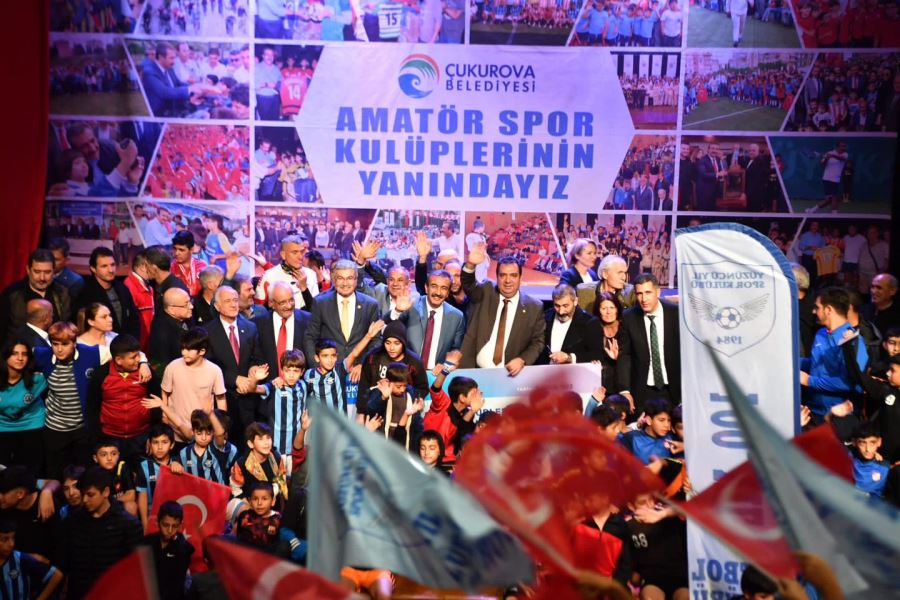 ÇUKUROVA’DAN AMATÖRLERE 600 BİN TL’LİK DESTEK