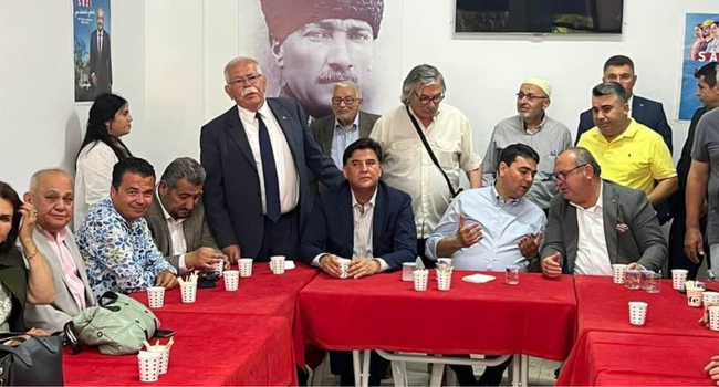 DEMİR BAŞKAN GÜLTEKİN UYSAL'I AĞIRLADI!