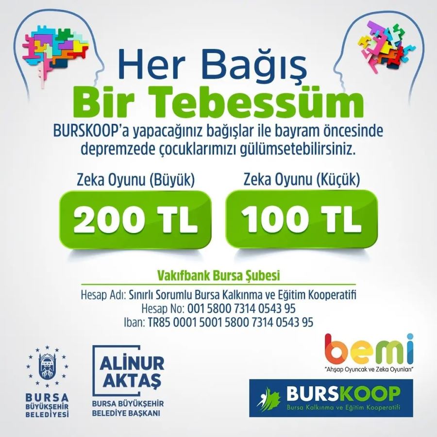 Depremzede çocuklara bayramlık bağışı