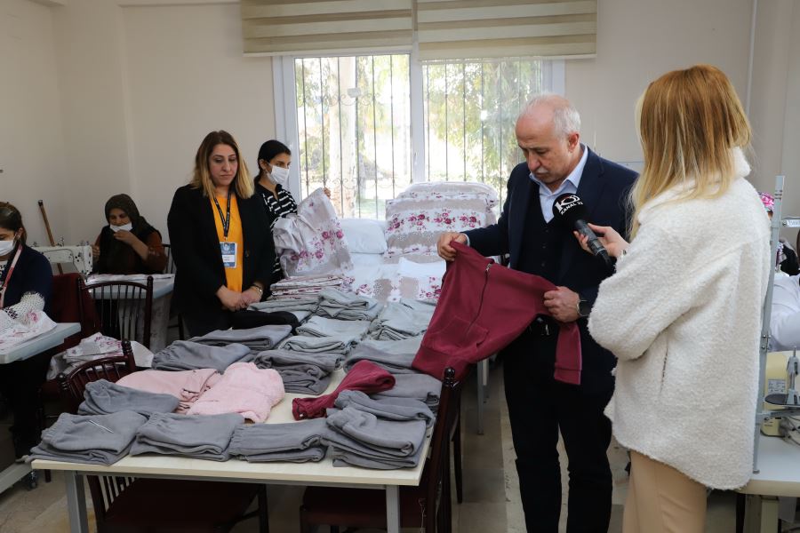 DEPREMZEDE VATANDAŞLAR İÇİN KÜLTÜR EVLERİNDE SERİ ÜRETİME GEÇİLDİ