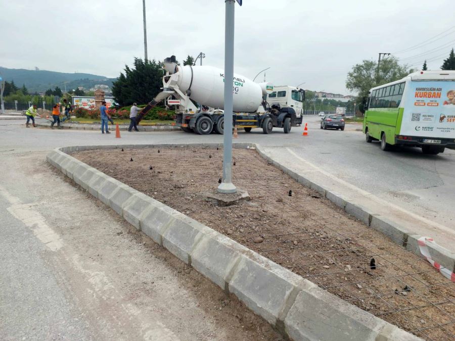 Derince Çenesuyu Kavşağı yenilendi