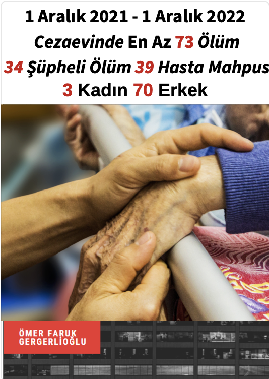 Dr. Gergerlioğlu'ndan Cezaevinde Hayatını Kaybedenler Raporu: Son 1 Yılda En Az 73 Kişi Hayatını Kaybetti