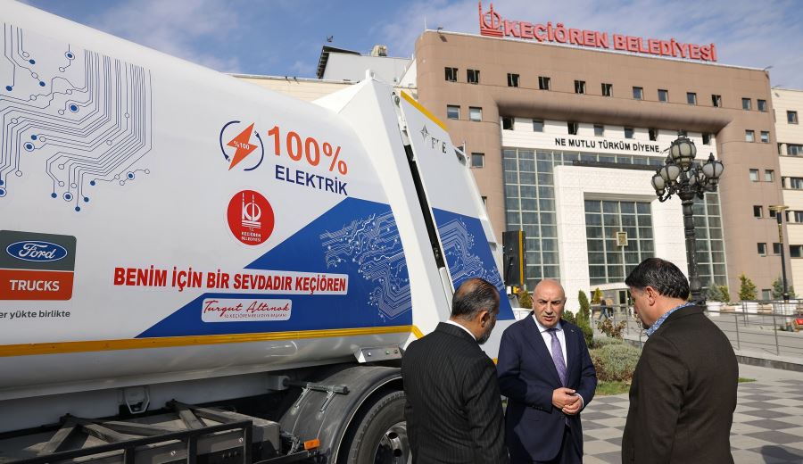 ELEKTRİKLİ KAMYON KEÇİÖREN’DE TESTE GİRDİ
