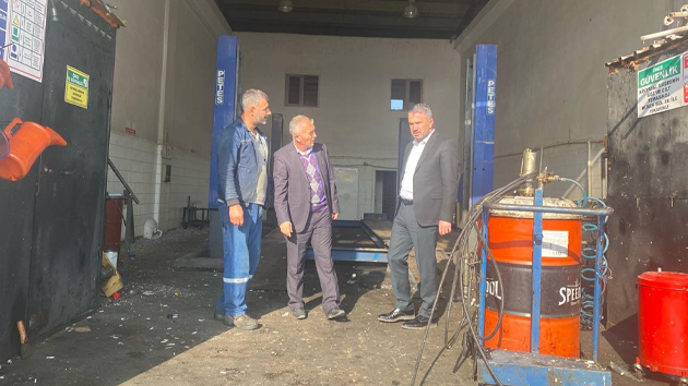 Ertuğrul Başkan Mesaiye Şantiye’de Başlıyor