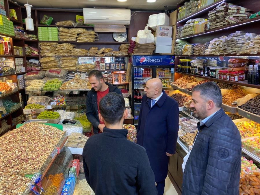 Ertuğrul Başkan’dan Depremzede Esnaflara Ziyaret