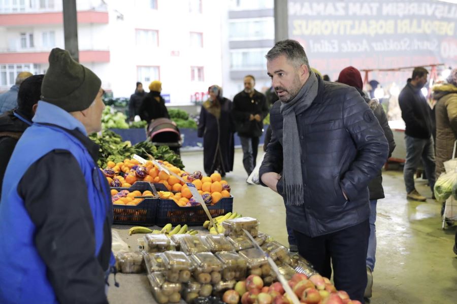 Ertuğrul Başkandan Hem Denetim Hem Alışveriş