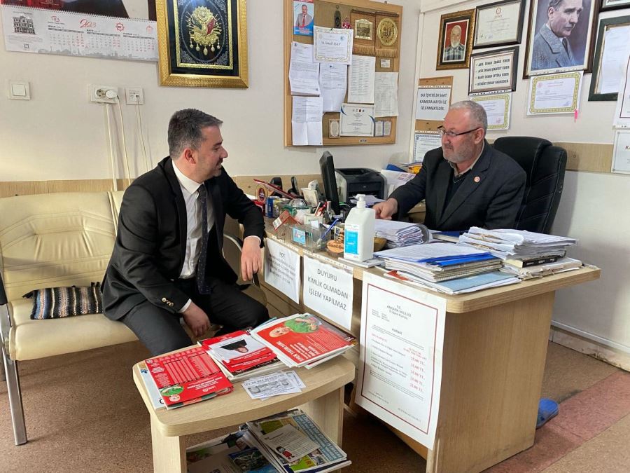 Ertuğrul Başkan’dan Muhtarlara Ramazan Bayramı Ziyareti