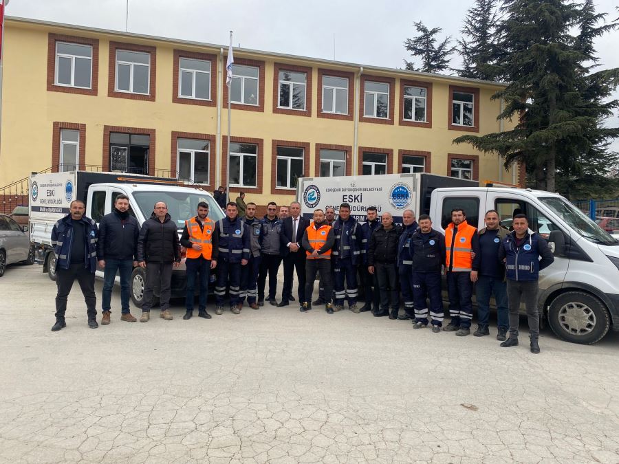 ESKİ’DEN AFET BÖLGESİNE TAKVİYE EKİPLER