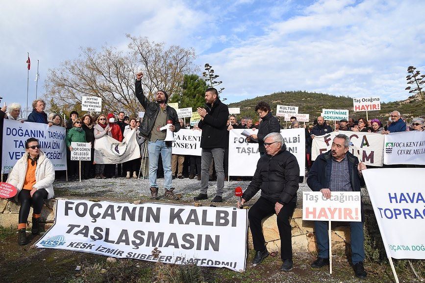 FOÇA TAŞ OCAĞI ÇED SÜRECİ İPTAL EDİLDİ