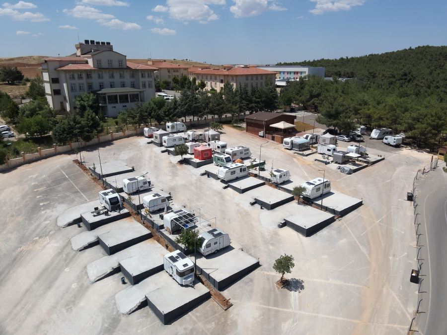 GAZİANTEP BÜYÜKŞEHİR, YENİ KARAVAN PARKINI BURÇ ORMANI’NDA TAMAMLADI