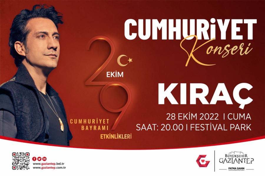 GAZİANTEP BÜYÜKŞEHİR’DEN KIRAÇ KONSERİ