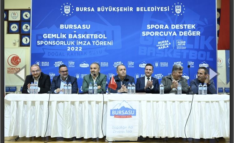 Gemlik Basketbol’a Bursasu desteği