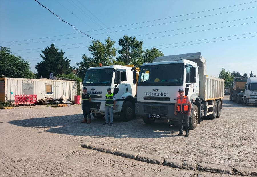 GÖLCÜK BELEDİYESİ'NDEN SEL AFETİ YAŞAYAN BARTIN'A DESTEK