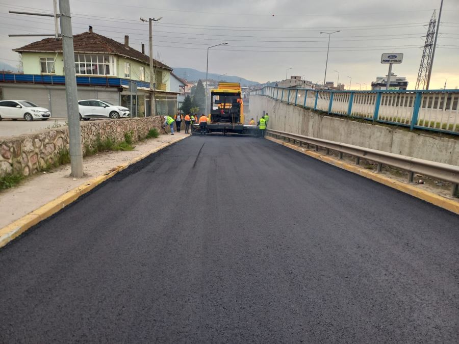 Gölcük fabrikalar bölgesinde asfalt seferberliği