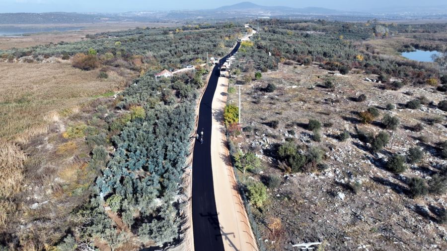 Gölyazı yolu yenileniyor