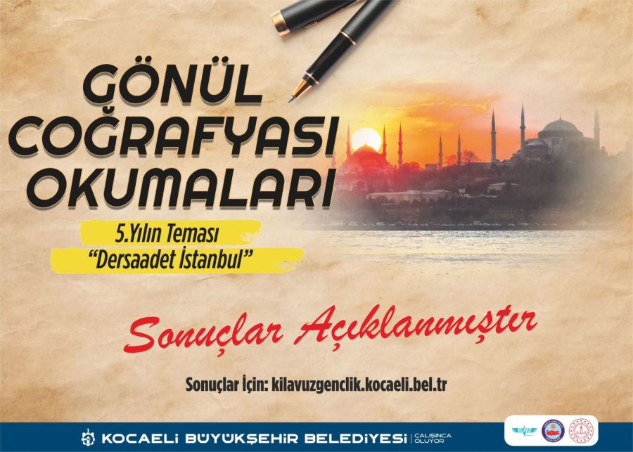 Gönül Coğrafyası Okumalarında kazananlar açıklandı