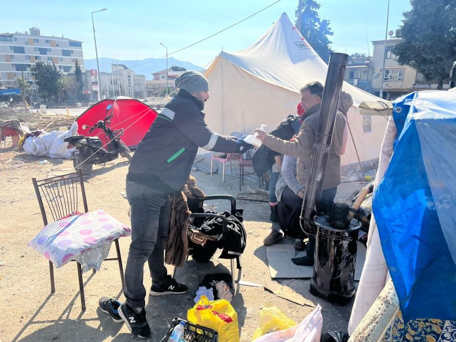 HATAY'DA DEZENFEKTE ÇALIŞMALARI ARALIKSIZ SÜRÜYOR