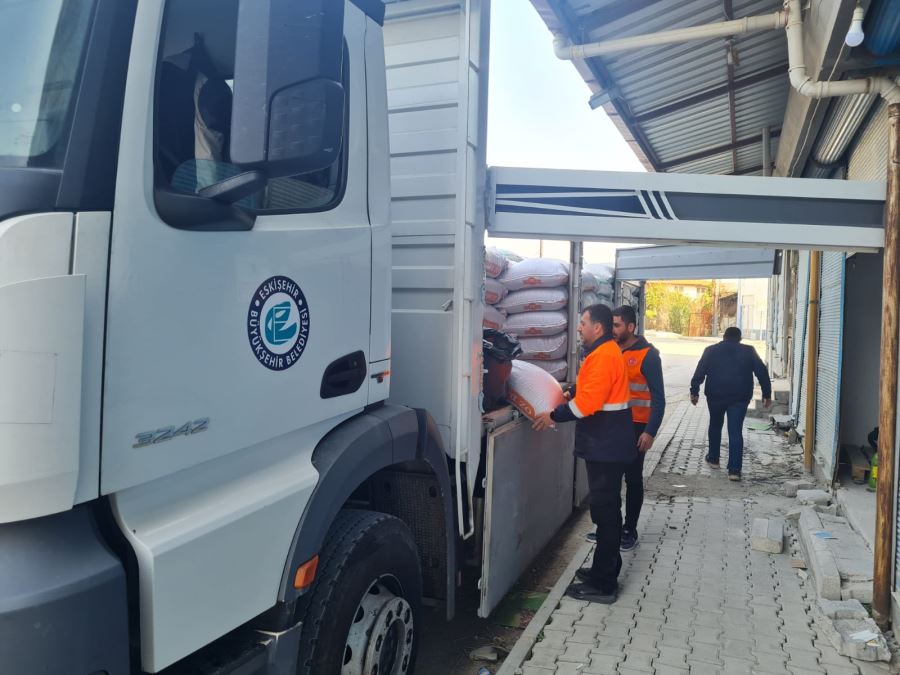 HATAY’DAKİ DEPREMZEDE ÜRETİCİLERE DESTEK