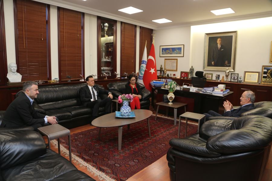 HATİPOĞLU’NDAN BAŞKAN BÜYÜKERŞEN’E ZİYARET