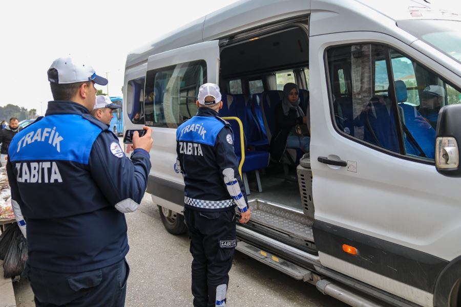 HBB ZABITA EKİPLERİNDEN TOPLU TAŞIMA ARAÇLARINA SIKI DENETİM